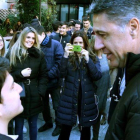 El líder del PPC Xavier García Albiol en un acto de Nuevas Generaciones.
