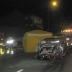 El tráfico en la zona quedó restringido a un solo carril tras el doble accidente.