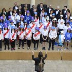 La Coral de la Sobarriba y las Aulas Corales se unieron para una interpretación final.
