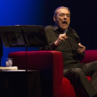 Alberto Cortez, en su última actuación en Barcelona, en el 2016.