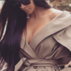 Kim Kardashian en una de las últimas fotos que colgó en su cuenta de Instagram, hace tres semanas