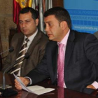 Cortés compareció ayer junto al alcalde a la hora de anunciar el organigrama municipal.