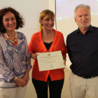 La alcaldesa de Ponferrada, Beatriz Escudero y el director del Campus Noroeste de la Uned. L. DE LA MATA
