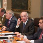 Julio Fermoso, durante el consejo