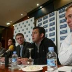 De izquierda a derecha, Roberto Díaz, Pablo Riestra, Vicente Leuc, José María Zamora y Javier Gervás