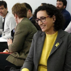 La secretaria general de ERC, Marta Rovira, en el consejo nacional de ERC.