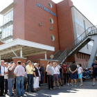 Trabajadores de Antibióticos se concentraron el pasado lunes.
