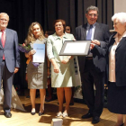 Recogida del certificado EFQM 400+, ayer.