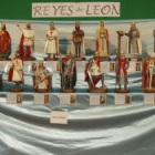 Imagen de una de las obras, dedicada a los Reyes de León, expuestas en Don Gutierre.
