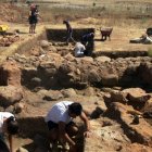 Foto de archivo de excavaciones en Numancia.