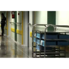 La última planta hospitalaria inaugurada en León para atender a los pacientes con gripe, en una imagen de ayer.