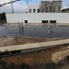 Las grúas ya fueron retiradas del nuevo edificio.