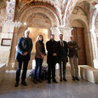 Reproducción del crucifijo de Fernando I y Sancha (el original está en el Arqueológico Nacional) en una galería del nuevo museo. RAMIRO