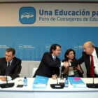 Mateos, Mañueco, Sandra Moneo y Luis Alegre.