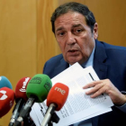 El consejero de Sanidad, Antonio María Sáez