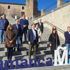 Mañueco,. con la candidatura de su partido en Salamanca. EFE