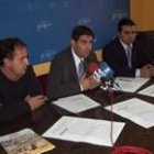 José Manuel Villar, Francisco Gómez y Fernando Prieto