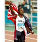 Gatlin, en una imagen de archivo, tras una competición en el 2004
