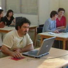 Un momento del taller Aprende, en el CRA de El Burgo Ranero