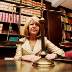 Begoña Muñiz Bernuy, en la entrevista de ayer. SECUNDINO PÉREZ