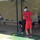 La enseñanza y el perfeccionamiento del golf se imparte este verano en el campus.