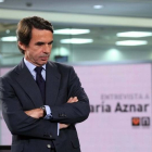 José María Aznar, en Antena 3, el pasado mayo.