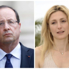 François Hollande y su actual pareja Julie Gayet.