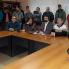 Un momento de la reunión de ayer en la Escuela de FP. PLANILLO