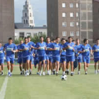 El equipo deportivista volverá hoy a ejercitarse en el Colomán Trabado