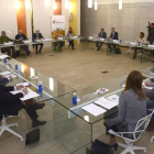 Participantes en la reunión del Patronato de la Fundación Atapuerca. SANTI OTERO