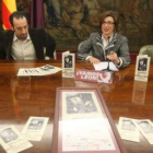 Adolfo Benéitez y Susana Travesí, en la presentación de la jornada de sumilleres.