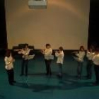 Alumnos de la Escuela Municipal de Música durante su último concierto