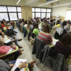 Una clase en la facultad de Formación del Profesorado de la Universitat de Barcelona, en una imagen de archivo.