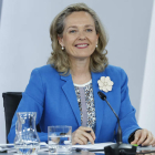 La ministra de Economía y vicepresidenta primera, Nadia Calviño. CHEMA MOYA