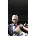 Bárcenas, tras declarar ante el Tribunal Supremo.