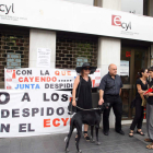 Protesta en Valladolid.