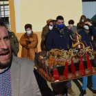 Fiestas de San Antón en Algadefe. Subasta de tartas, iglesia, procesión, bailes tradicionales...