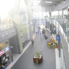 El centro comercial recuperó la normalidad poco después de que se sofocara el incendio.