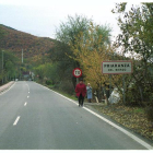 Imagen de la carretera de Priaranza del Bierzo