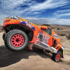El piloto leonés superó la quinta etapa del Dakar recuperando posiciones en la clasificación. JESUSCALLEJA.ES