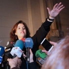 Junqueras asegura que ha transmitido a la vicepresidenta la voluntad de convocarlo, aún sin el permiso del Estado.