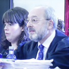 La fiscal y uno de los letrados de la acusación particular. MARCIANO PÉREZ