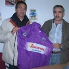 Momento de la presentación del nuevo patrocinador de La Bañeza