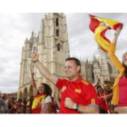 Hasta los cimientos de la Catedral temblaron con la alegría de los aficionados en el gol