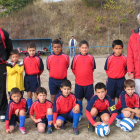 Formación del Cubillos que milita en benjamines.