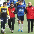 Francis Suárez (segundo por la derecha) volverá a Ponferrada este martes.