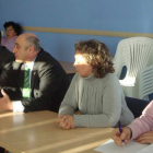 Vélez, Chamorro y Baza, durante la reunión