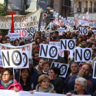Miles de manifestantes en defensa de la sanidad pública en Castilla y León