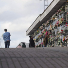 El cementerio de Santo Tomás de las Ollas de Ponferrada en la mañana de ayer. L. DE LA MATA