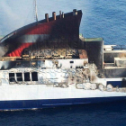 El ferri 'Sorrento' se incendió el martes a 18 millas del suroeste de Mallorca.